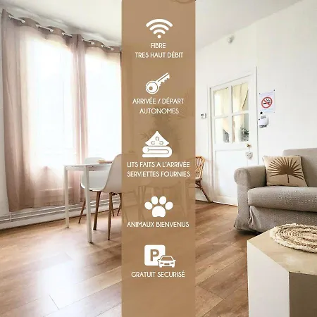 Bambou Zen - Hypercentre - Arrivée Autonome - Courtsejour37 Appartement *
